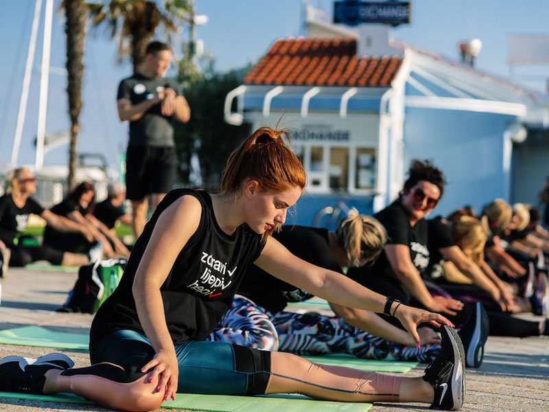 Aktivna Hrvatska i Drago Pezić vježbaju s Osječanima