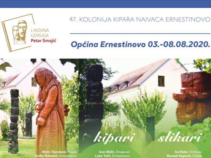 Kolonija kipara naivaca Ernestinovo održati će se u izmijenjenim okolnostima