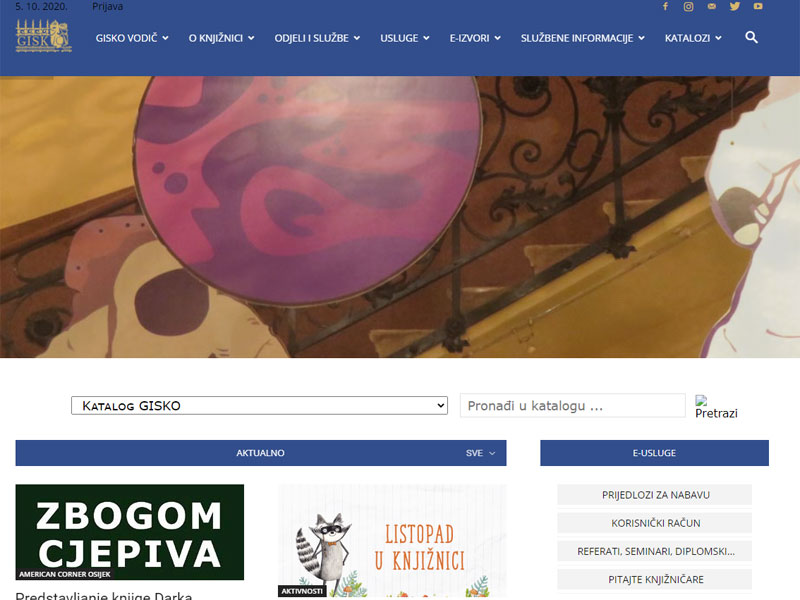 GISKO aktivnosti i događanja u listopadu 2020. godine
