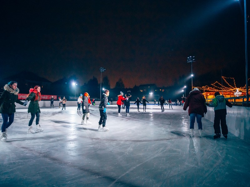Klizalište Sokol centar u veljači 2022.