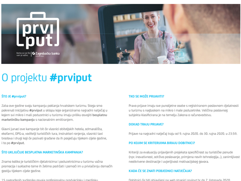 ZABA, projekt #prviput